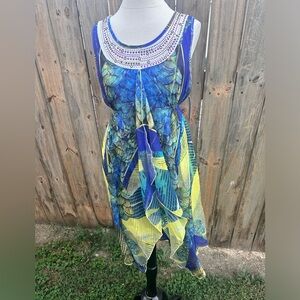 One World women's sleeveless flowy dress size S